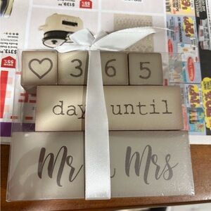 Countdown Blocks for Wedding